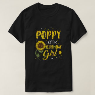 T-shirt Le Pavot De La Fille D'Anniversaire Cadeaux De Tou