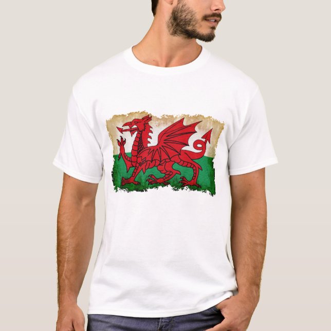 T-shirt Le Pays de Galles dans la détresse (Devant)