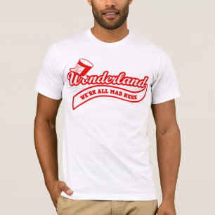 T-shirt Le pays des merveilles d'équipe (rouge)