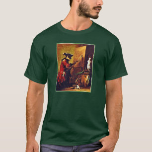 T-shirt Le peintre de singe
