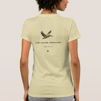 T-shirt Le Pélican Brown. Presque disparue. Encore Une Fou