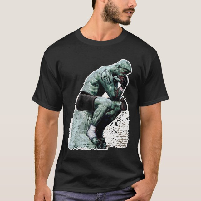 T-shirt Le penseur de MIXED MARTIAL ART (Devant)