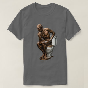 T-shirt Le penseur drôle