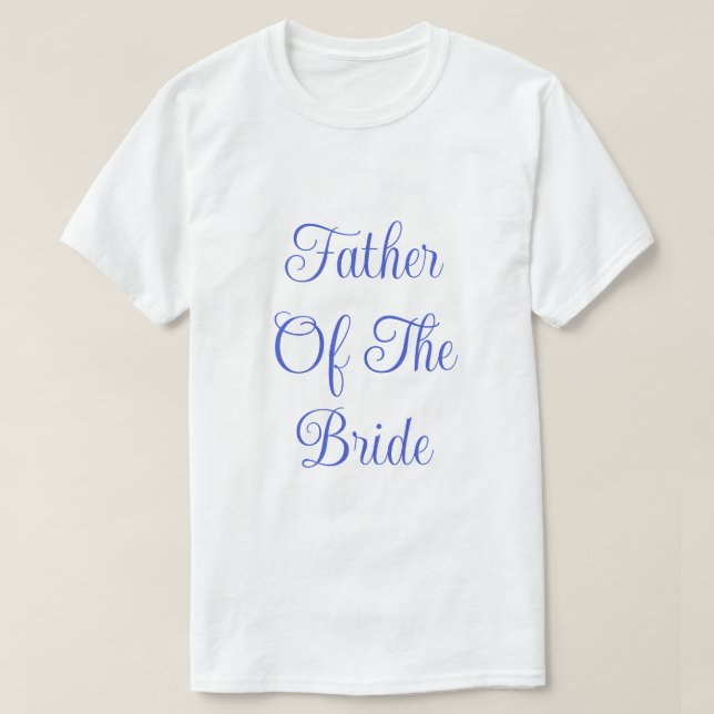 T-shirt Le Père de la mariée (Design devant)