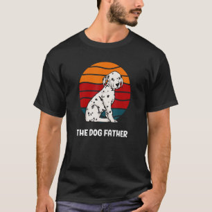 T-shirt Le père du chien Dalmatiens Chien mignon Hommes Fe