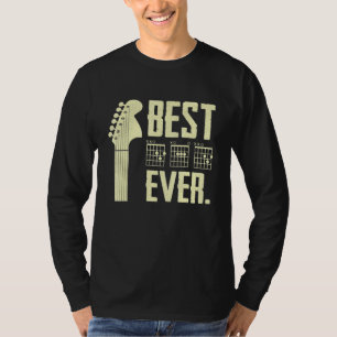 T-shirt Le Père Guitariste Meilleur Papa Jamais D A D Chor