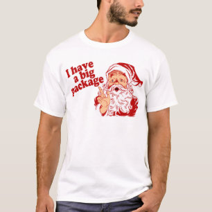T-shirt Le père noël a un grand paquet