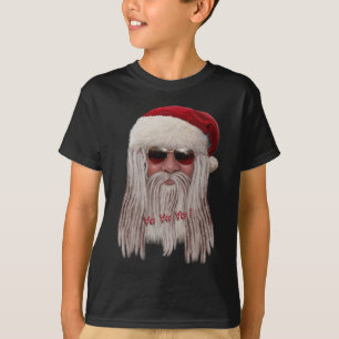 T-shirt Le père noël avec des nuances et redoute