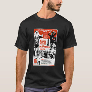 T-shirt Le Père Noël Conquiert La Chemise De Film Martians
