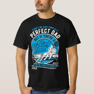 T-shirt Le père parfait est le père de la pêche