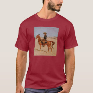 T-shirt Le perforateur de Frederic Remington (1895)