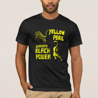 T-shirt Le péril jaune supporte la puissance noire