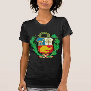 T-shirt Le Pérou - escudo Nacional (emblème national)