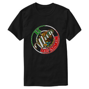 T-shirt Le Petit Ami Le Plus Chingon Imprimé Mexicain fier