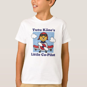 T-shirt Le petit copilote de Tutu Kāne - mignon avion