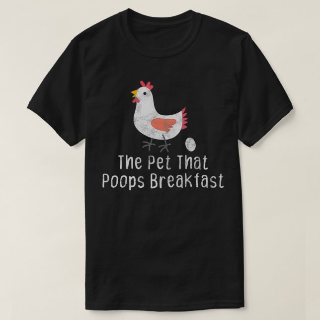 T-shirt Le Petit-Déjeuner Petit-Déjeuner Chicken Cadeau (Design devant)