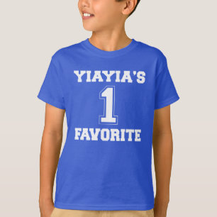 T-shirt Le petit-enfant préféré de Yiayia #1, l'enfant