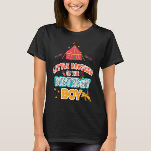 T-shirt Le petit frère de l'Anniversaire cirque de garçon 