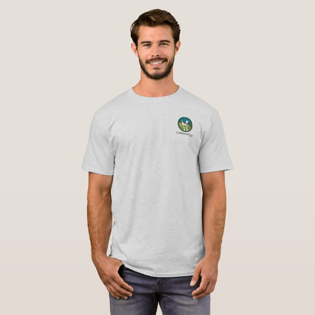 T-shirt Le petit logo des hommes (Devant entier)
