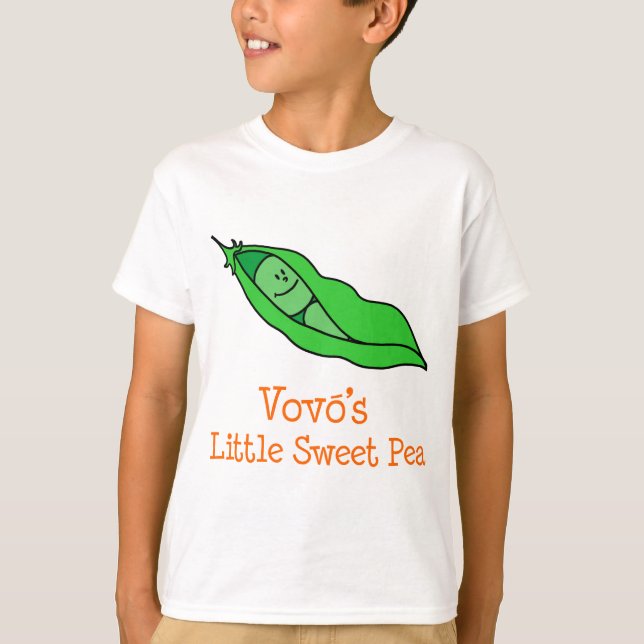 T-shirt Le petit pois doux de Vovo (Devant)