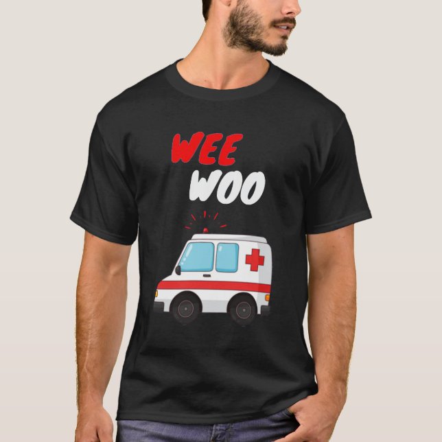 T-shirt Le peu courtise le cadeau drôle d'infirmier d'Amr (Devant)
