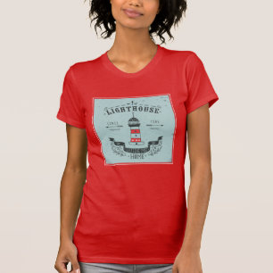 T-shirt Le phare me guident l'affiche à la maison