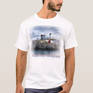 T-shirt Le phare "Nubble" York, Maine, photo t