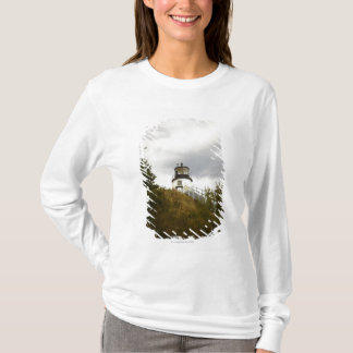 T-shirt Le phare principal du hibou un jour nuageux