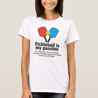 T-shirt Le pickleball est ma passion