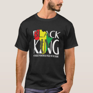 T-shirt Le Pièce Le Plus Puissant Dans Le Jeu Black King A