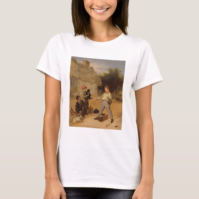 T-shirt Le piège à rats (huile sur panneau) (Devant)