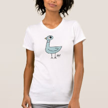 Le Pigeon Classic féminin blanc mince