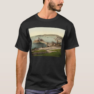 T-shirt Le pilier, avec l'île de Drake, Plymouth,
