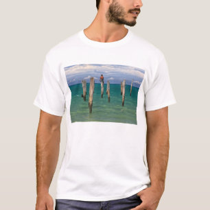 T-shirt Le pilier en plage de Coqueiros dans Trancoso