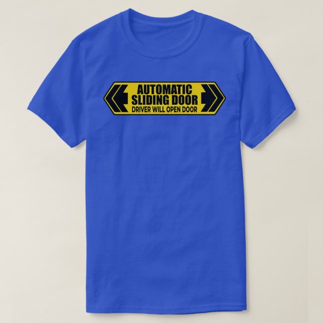 T-shirt Le Pilote Automatique De Porte Glissante S'Ouvre (Design devant)