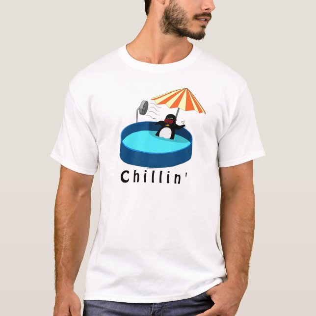 T-shirt Le pingouin le plus frais (Devant)
