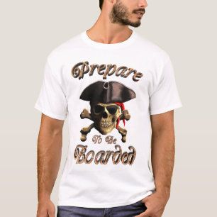 T-shirt Le pirate drôle disposent à être embarqués
