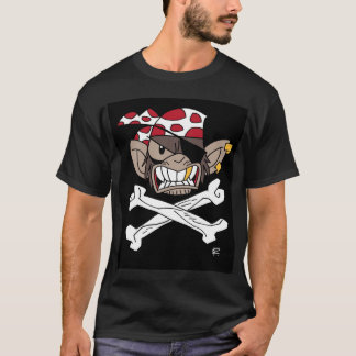 T-shirt Le pirate Monkeys la pièce en t