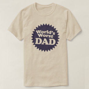 T-shirt Le pire papa du monde