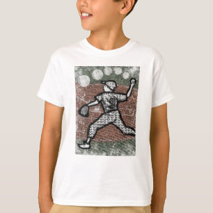 T-shirt Le Pitcher - Baseball Ligue de football