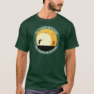 T-shirt Le Plastique À La Place