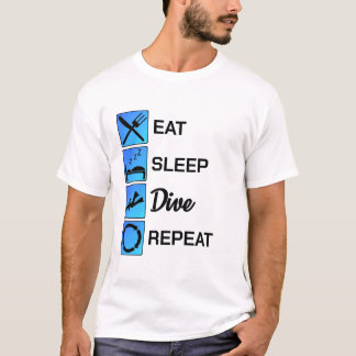 T-shirt Le plongeur mangent le cadeau de récif de