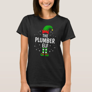 T-shirt Le Plumber Elf Xmas Correspondant Famille Drôle No