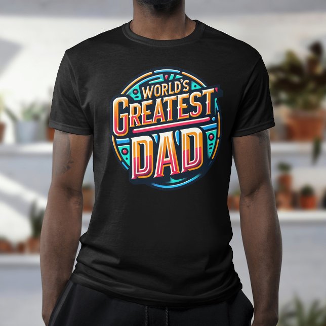 T-shirt Le plus grand cadeau papa pour la Fête des pères (Créateur téléchargé)