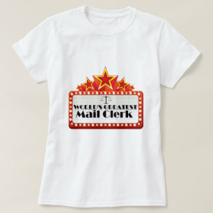 T-shirt Le plus grand commis de courrier du monde