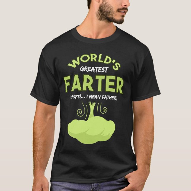 T-shirt Le plus grand du monde, plus lointaine Oops Je veu (Devant)