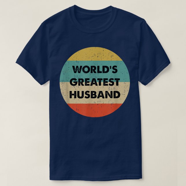 T-shirt Le plus grand mari du monde (Design devant)