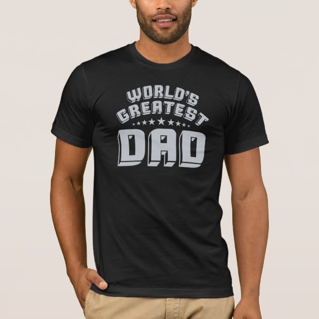 T-shirt Le plus grand papa du monde (Devant)