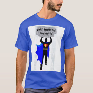 T-shirt Le plus grand papa du monde super papa transportan