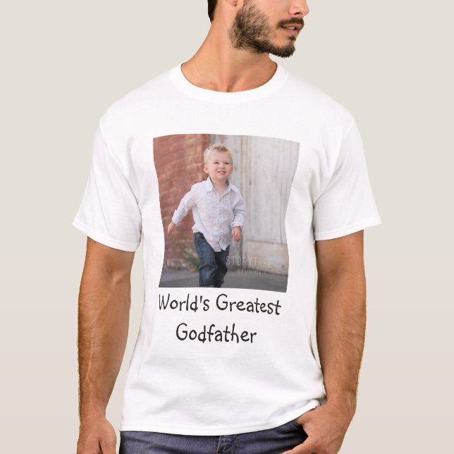 T-shirt Le plus grand parrain du monde (Devant)